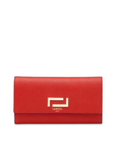 Pia de Lancel - Portefeuille Long - Rouge Lancel