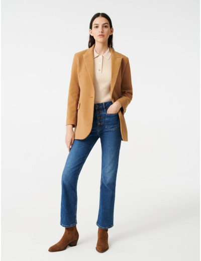 Veste façon velours