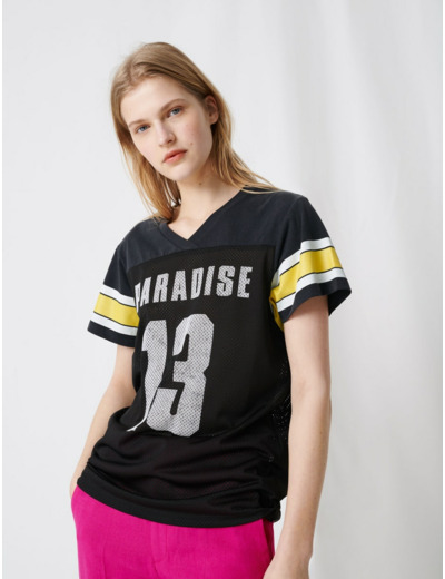 T-shirt façon maillot sporty