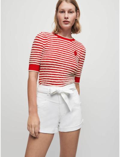 Pull façon marinière