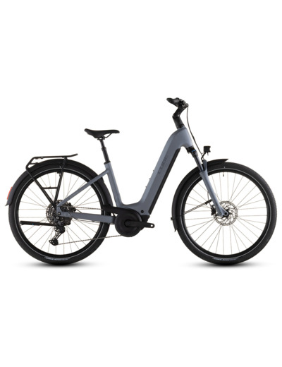 Vélo trekking électrique TOURING HYBRID PRO 800 Gris Perle/Gris