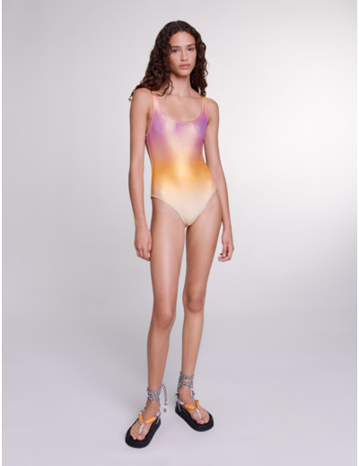 Maillot de bain 1 pièce irisé