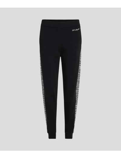 BOUCLE BAND SWEATPANTS