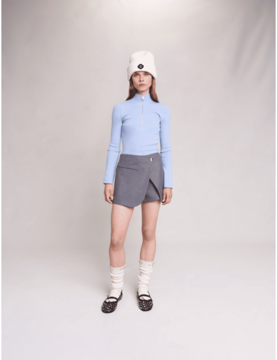 Jupe short portefeuille