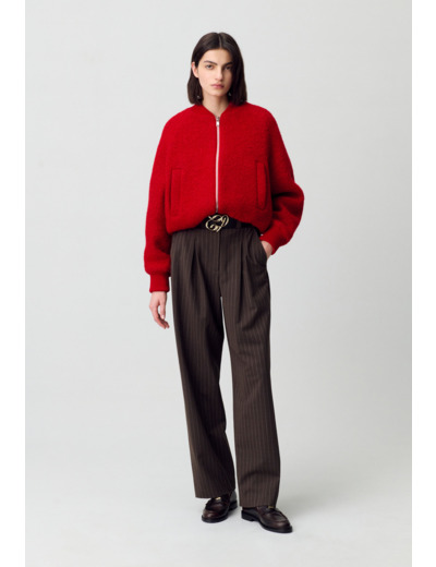 Blouson court teddy