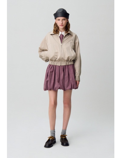 Blouson oversize zippé