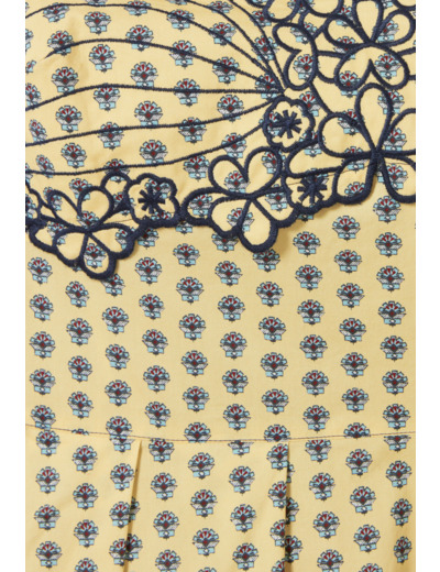 Robe longue décolletée