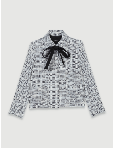 Chemise effet tweed