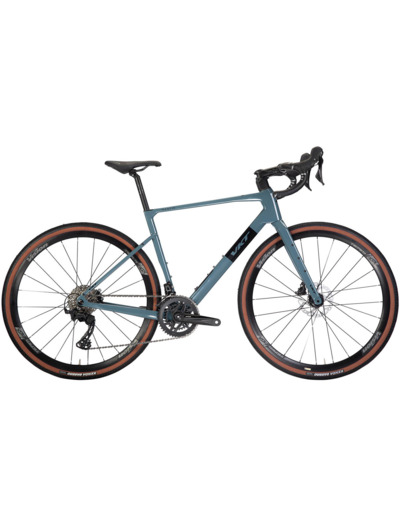 Vélo de gravel MANTIK GRX 2X12V Bleu Pétrole