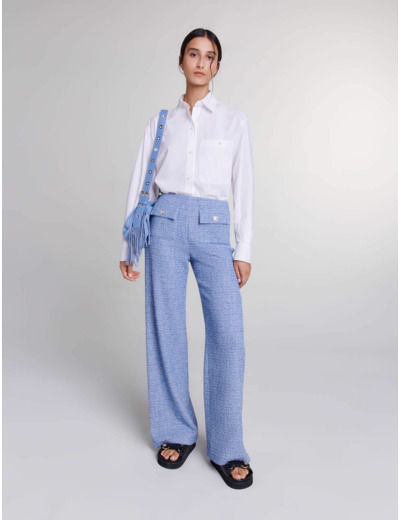Pantalon en tweed