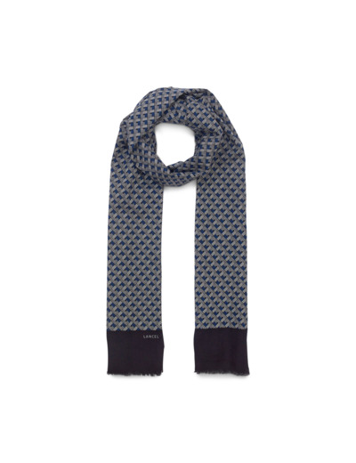 MOTIF ICONIC IMPRIME - Echarpe F - Bleu Marine