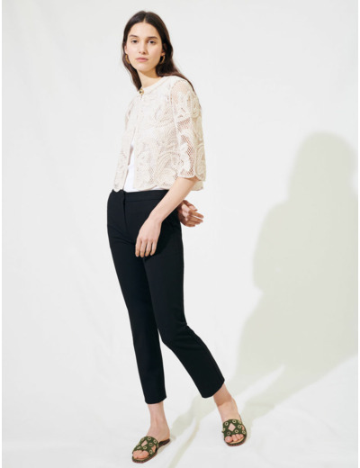 Cardigan façon macramé
