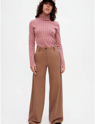 Pantalon de tailleur large