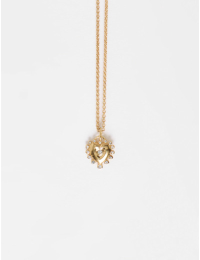 Pendentif cœur sur chaîne