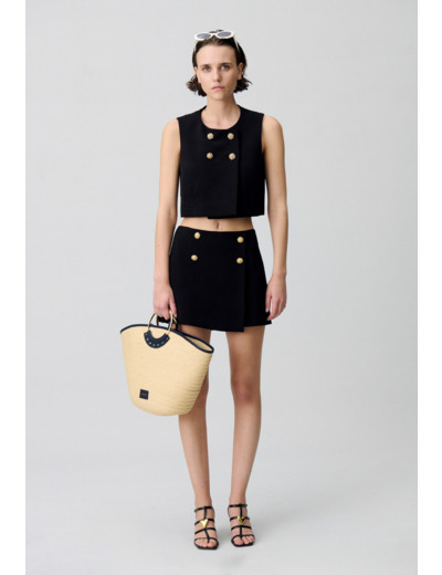 Top veston sans manches