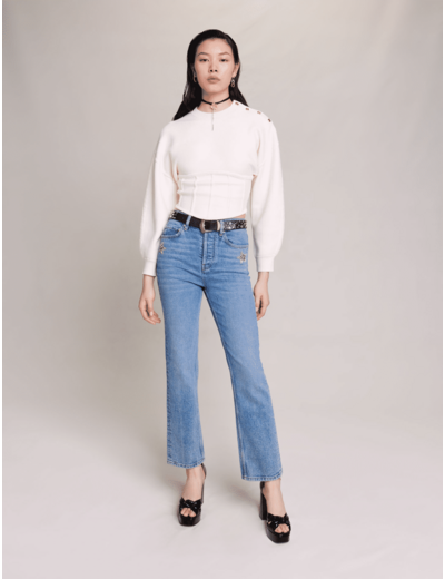Pull corset en maille