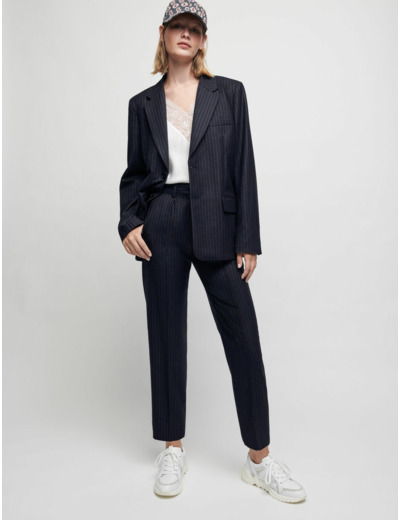 Pantalon en laine et cachemire