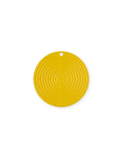 Dessous de plat rond 20cm en silicone nectar