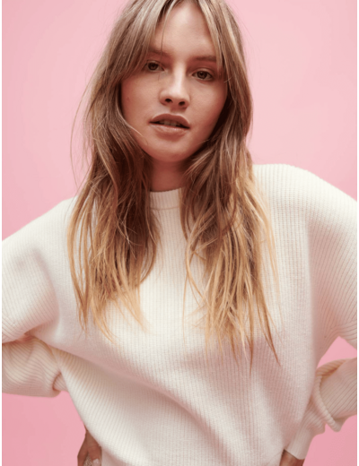 Pull oversize manches raglan