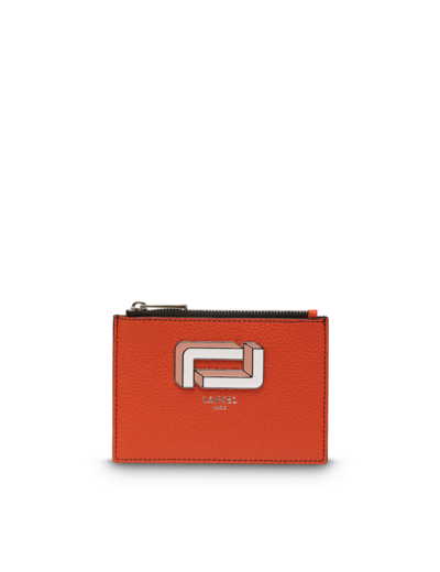 Mia de Lancel - Porte-cartes zippé L - Grand modèle - Cuirs de vachette grainé et lisse