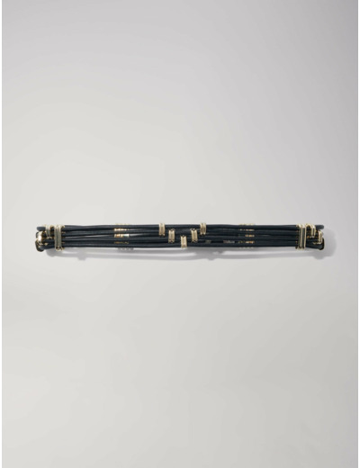 Ceinture mix métal et cuir