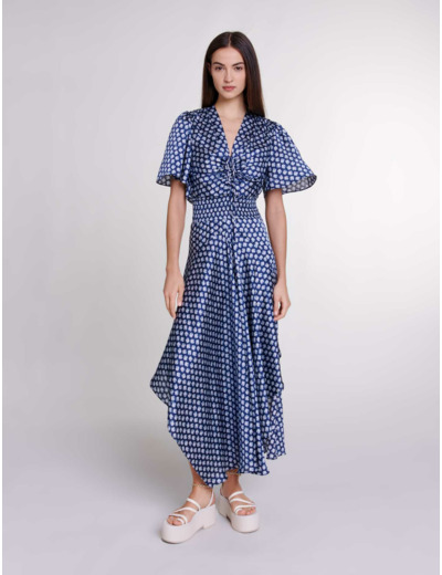 Robe longue imprimée