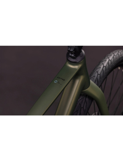 Vélo urbain EDITOR ONE Vert/Noir