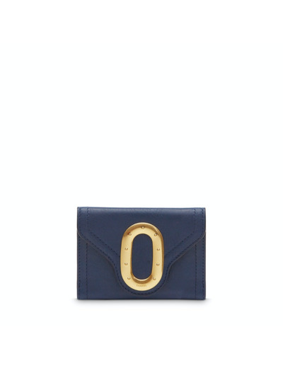 Romane de Lancel - Portefeuille compact - Petit modèle - Bleu Petrole