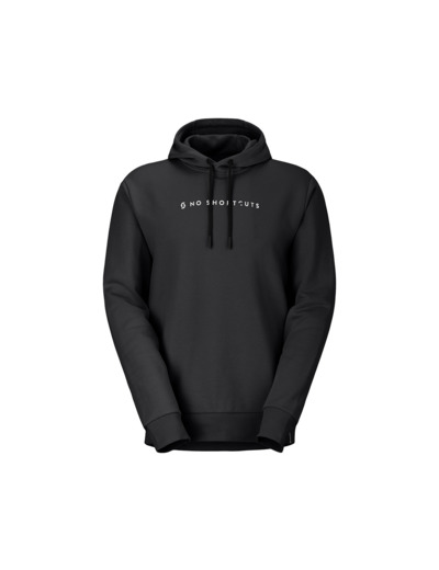 Sweat à capuche Homme NO SHORTCUTS Noir