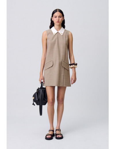 Robe courte carreaux