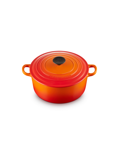 Cocotte ronde 24cm en fonte émaillée volcanique