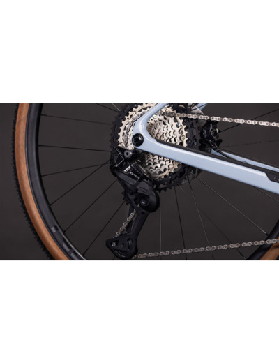 Vélo de gravel électrique NUROAD HYBRID C:62 SLX 400X Bleu Glacier