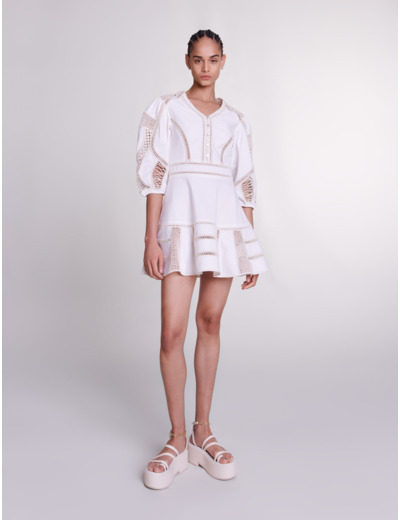 Robe courte volumineuse
