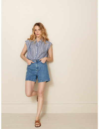 SHORT DENIM STONE
