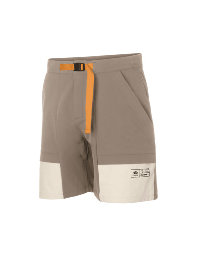 Short Homme EXPLORAIR ESCAPE Beige/Coton Blanc