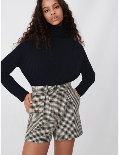 Short large à carreaux