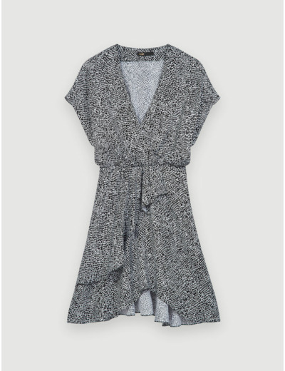 Robe asymétrique imprimée