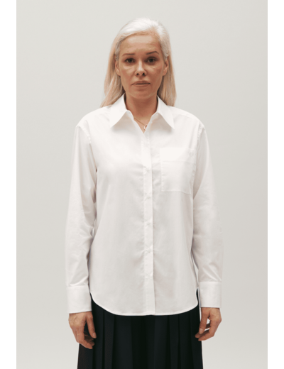 Chemise coton blanc