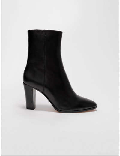 Bottines cuir lisse
