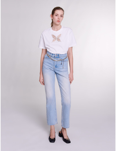 Tee-shirt à strass