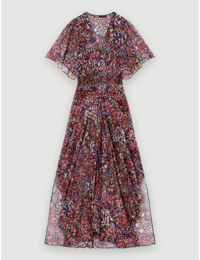 Robe foulard longue en mousseline
