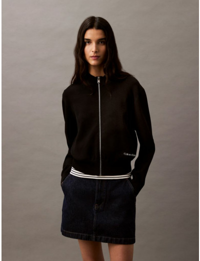 BOMBER ZIP AVEC COL