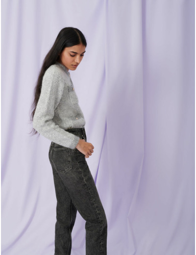 Cardigan lurex