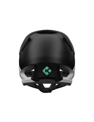 Casque VTT intégral Unisexe CAGE KINETICORE Blanc/Noir Mat