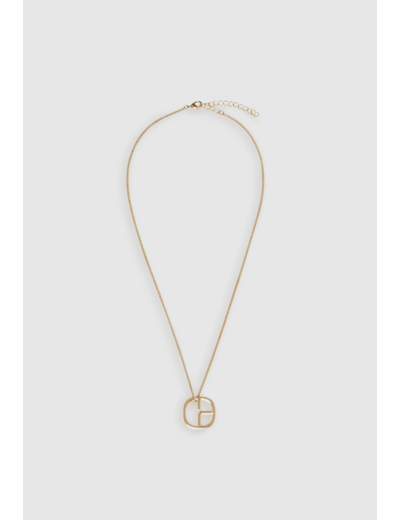 Collier pendentif monogramme