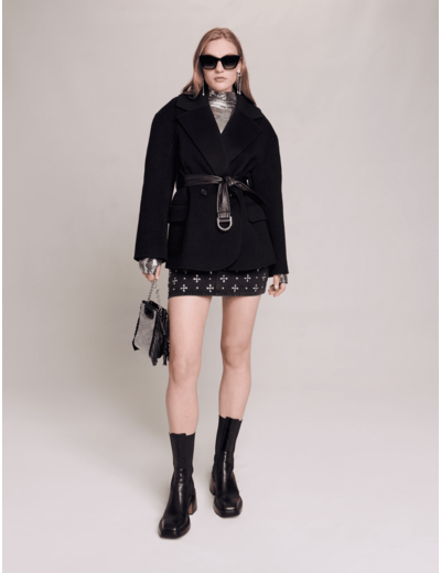 Manteau court noué