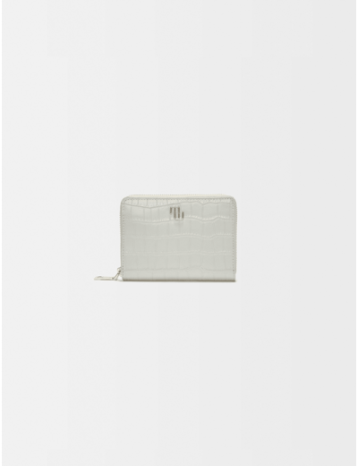 Porte-monnaie effet croco