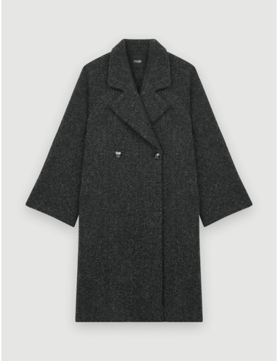 Manteau oversize en lainage