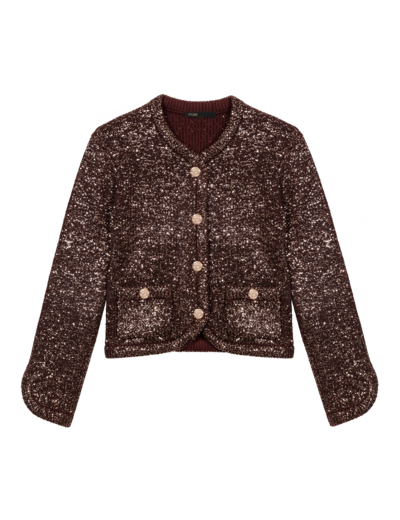 Cardigan à sequins