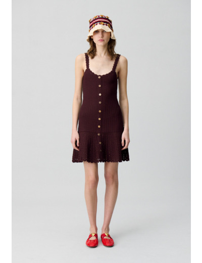 Robe courte crochet